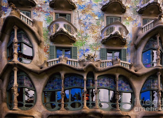 Gaudi, Facciata Casa Batllo Barcellona